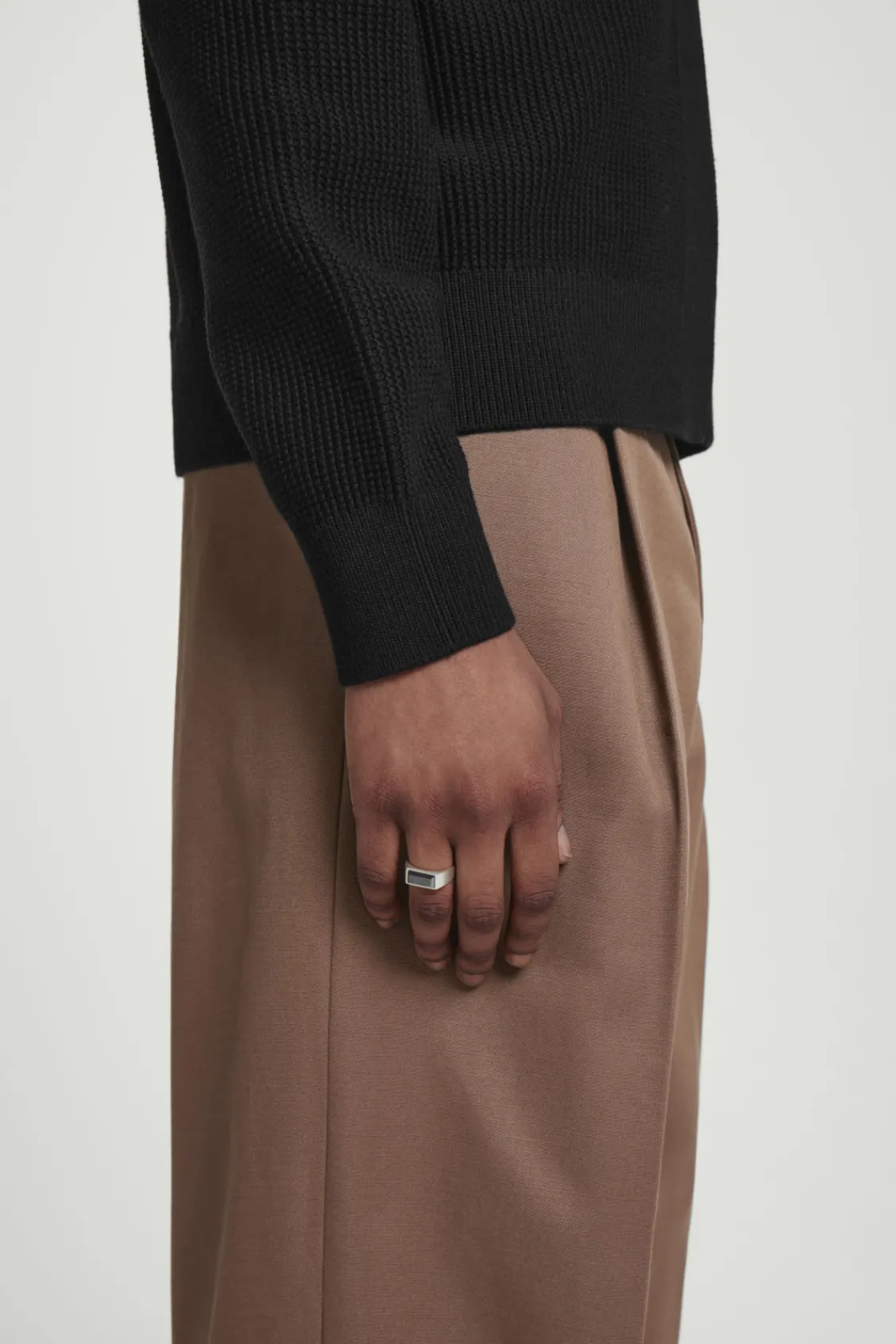 COS SEMI-PRECIOUS STONE SIGNET RING- Jewelry