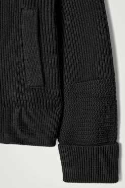 COS SHAWL-COLLAR CHUNKY MERINO WOOL CARDIGAN- Sweaters & Cardigans
