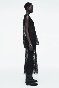COS SHEER EMBROIDERED MOHAIR TANK TOP-Women Tops | Sweaters & Cardigans