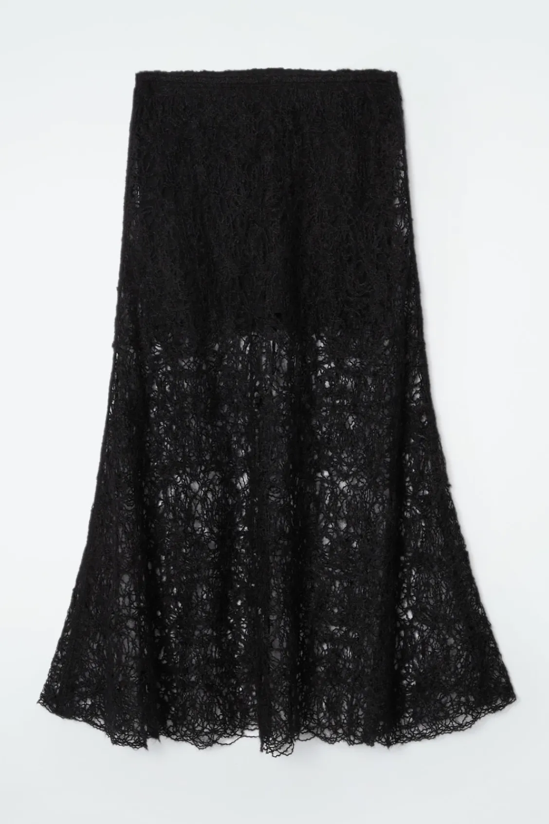 COS SHEER EMBROIDERED MOHAIR SKIRT-Women Skirts | Sweaters & Cardigans
