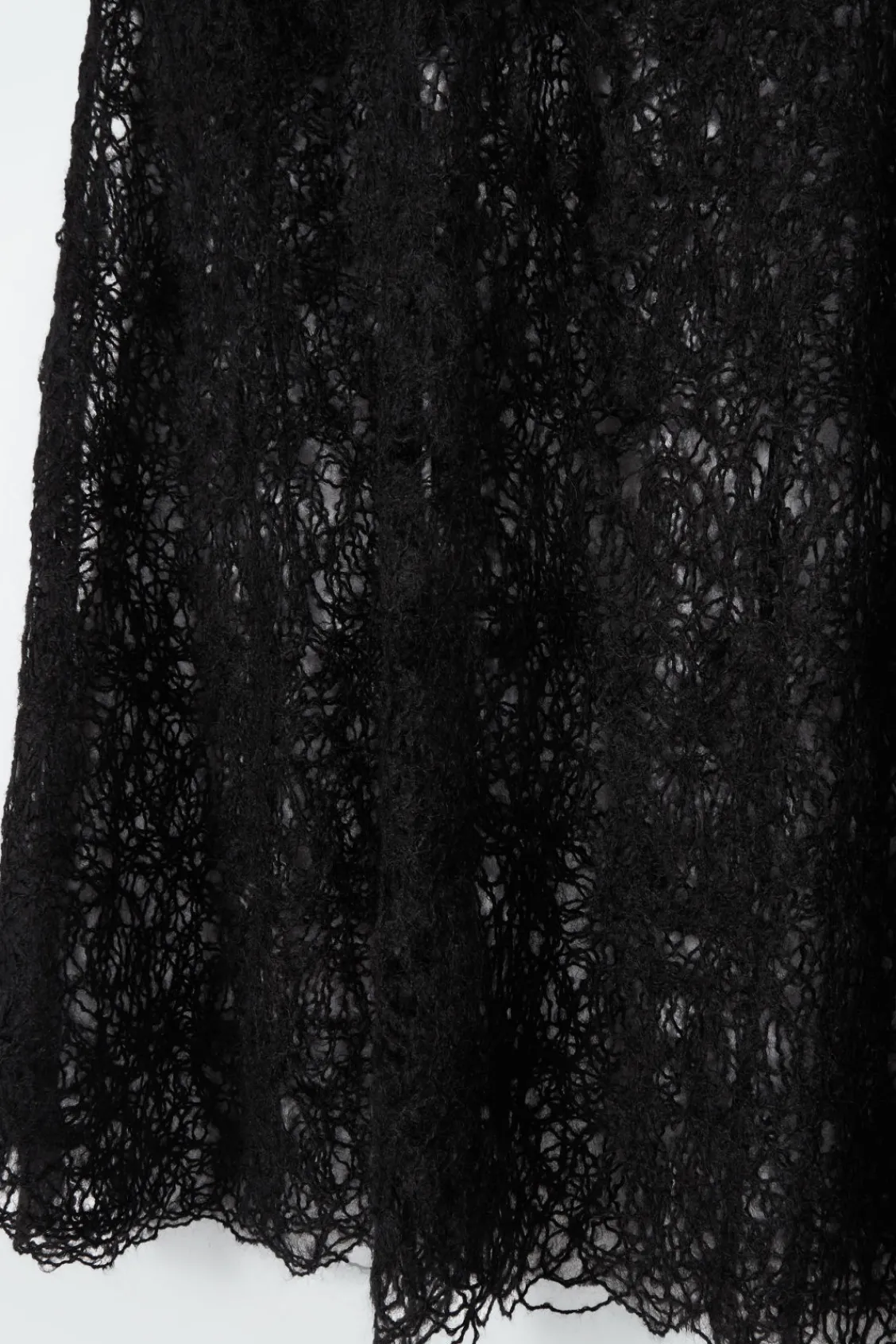 COS SHEER EMBROIDERED MOHAIR SKIRT-Women Skirts | Sweaters & Cardigans