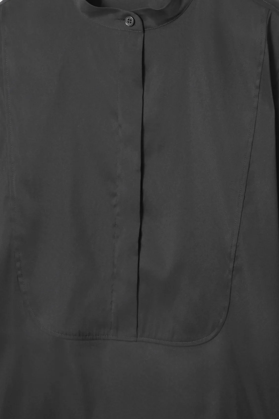 COS SHEER SILK TUXEDO SHIRT-Women Shirts & Blouses | Tops
