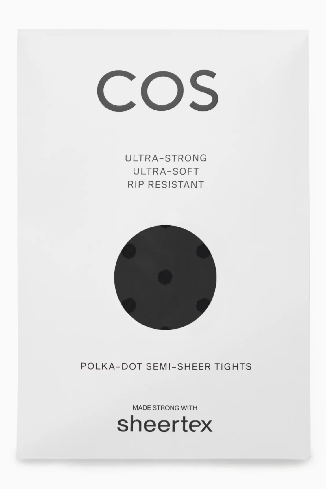 COS SHEERTEX SEMI-SHEER POLKA-DOT TIGHTS-Women Socks & Tights