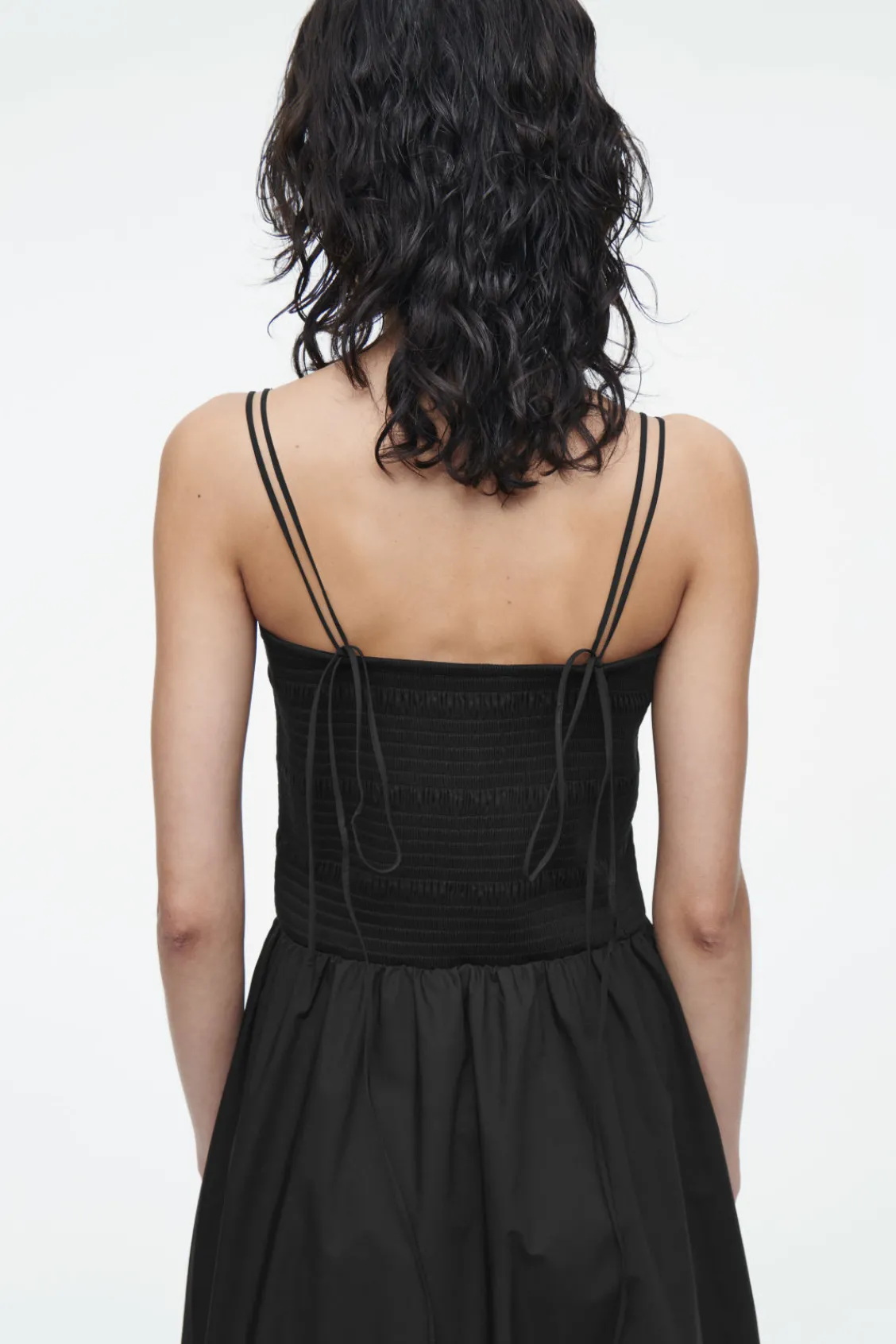 COS SHIRRED MIDI DRESS-Women Dresses & Jumpsuits