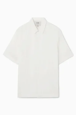 COS SHORT-SLEEVED LINEN SHIRT- Shirts