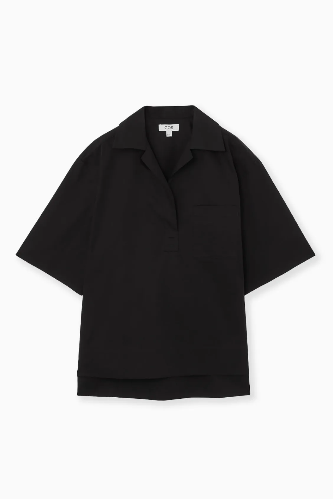 COS SHORT-SLEEVED RESORT SHIRT-Women Shirts & Blouses | Tops