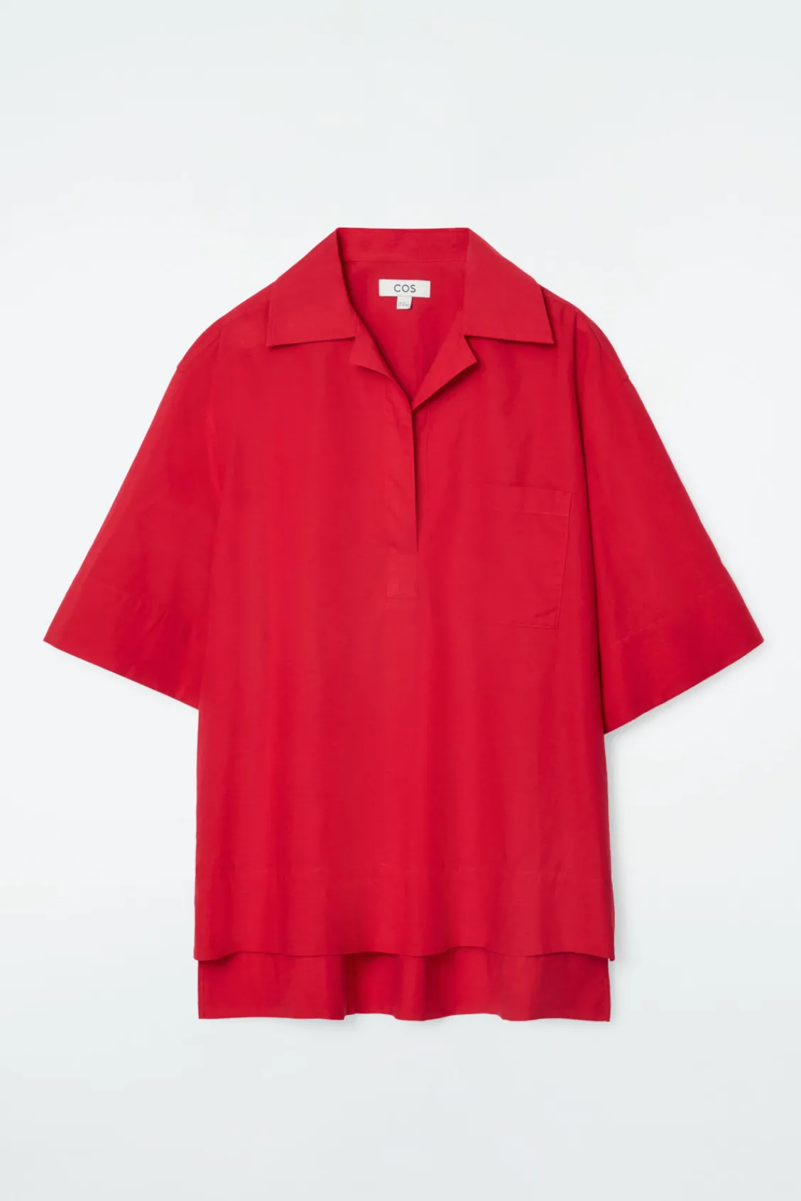 COS SHORT-SLEEVED RESORT SHIRT-Women Tops | Shirts & Blouses