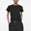 COS SHRUNKEN SLIM T-SHIRT-Women T-Shirts | Tops