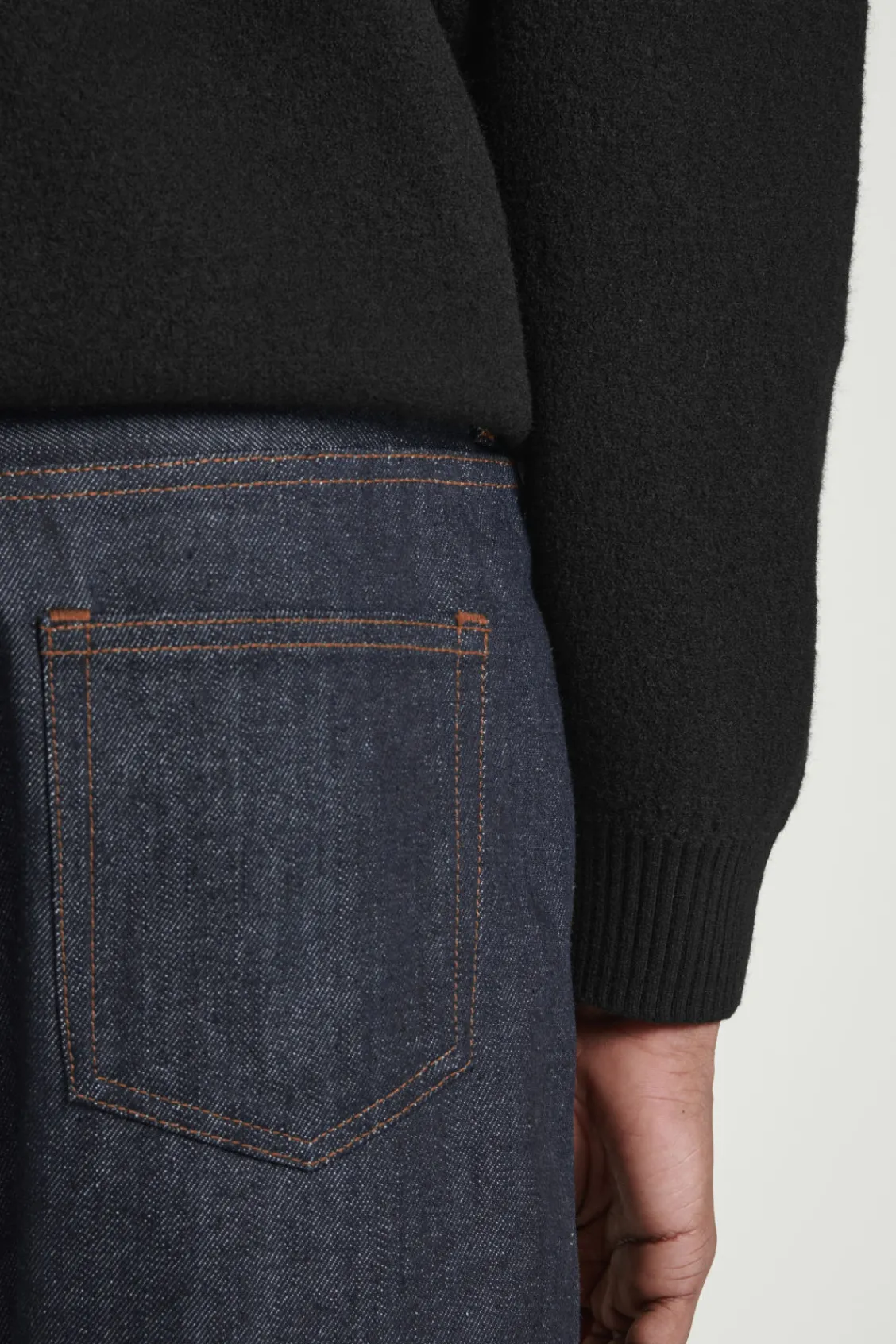 COS SIGNATURE RAW SELVEDGE STRAIGHT-LEG JEANS- Jeans | Pants