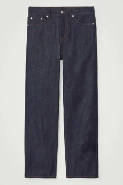 COS SIGNATURE RAW SELVEDGE STRAIGHT-LEG JEANS- Jeans | Pants