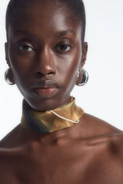 COS SILK NECK SCARF-Women Hats & Scarves