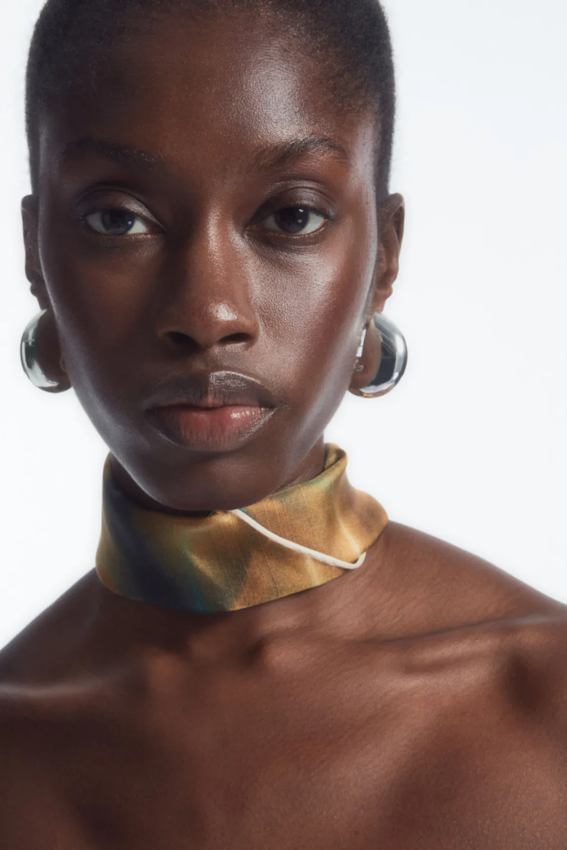 COS SILK NECK SCARF-Women Hats & Scarves