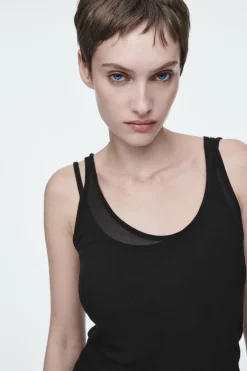 COS SILK TANK TOP-Women Tops