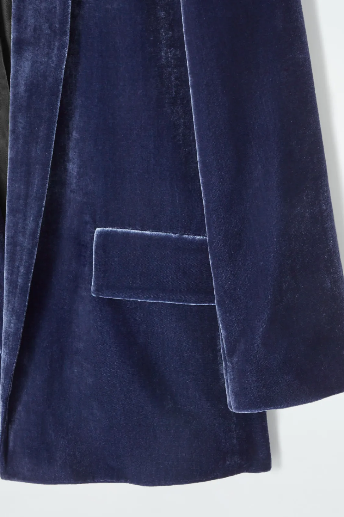 COS SILK-BLEND VELVET BLAZER-Women Vests & Tailoring | Coats & Jackets