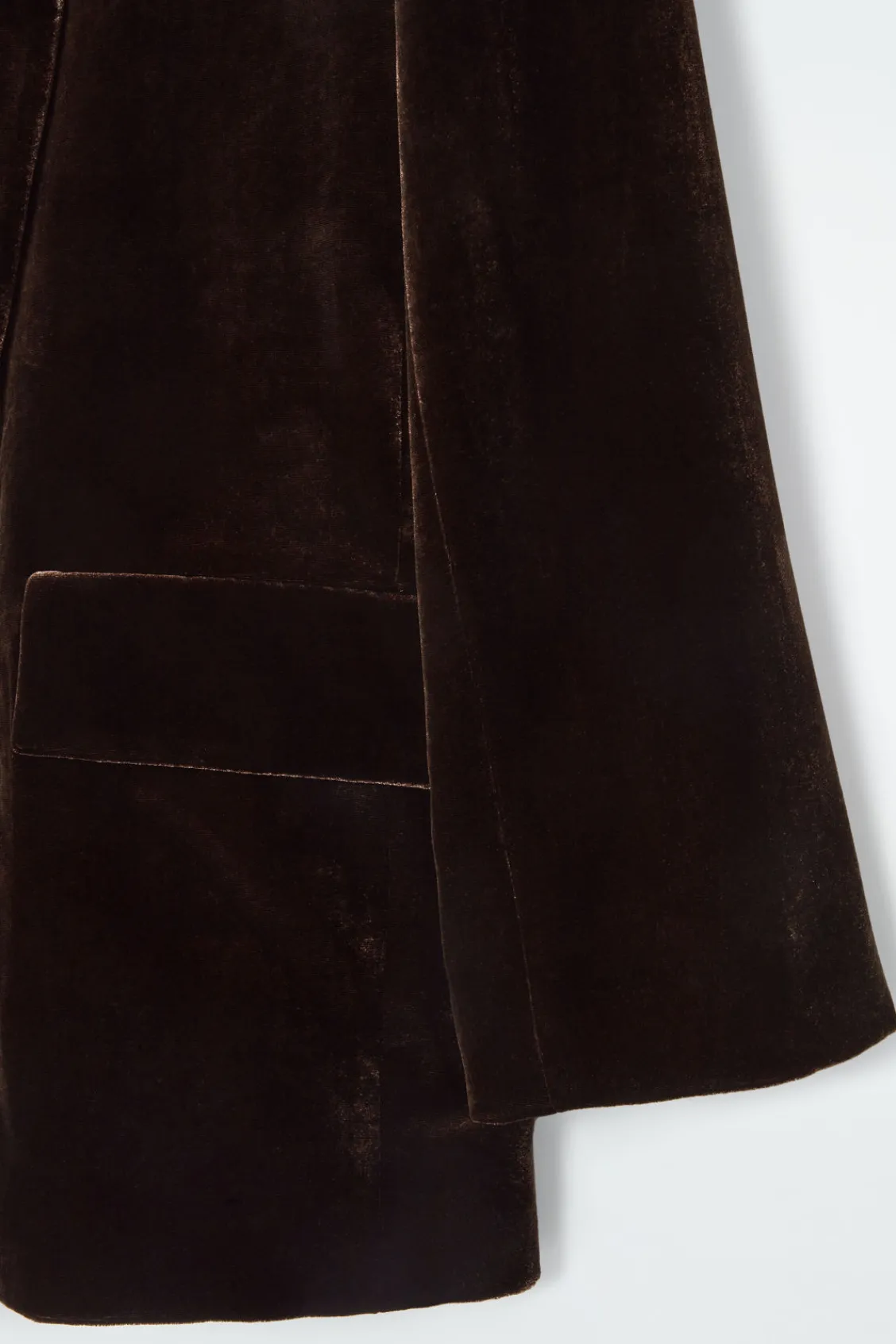 COS SILK-BLEND VELVET BLAZER-Women Vests & Tailoring | Coats & Jackets
