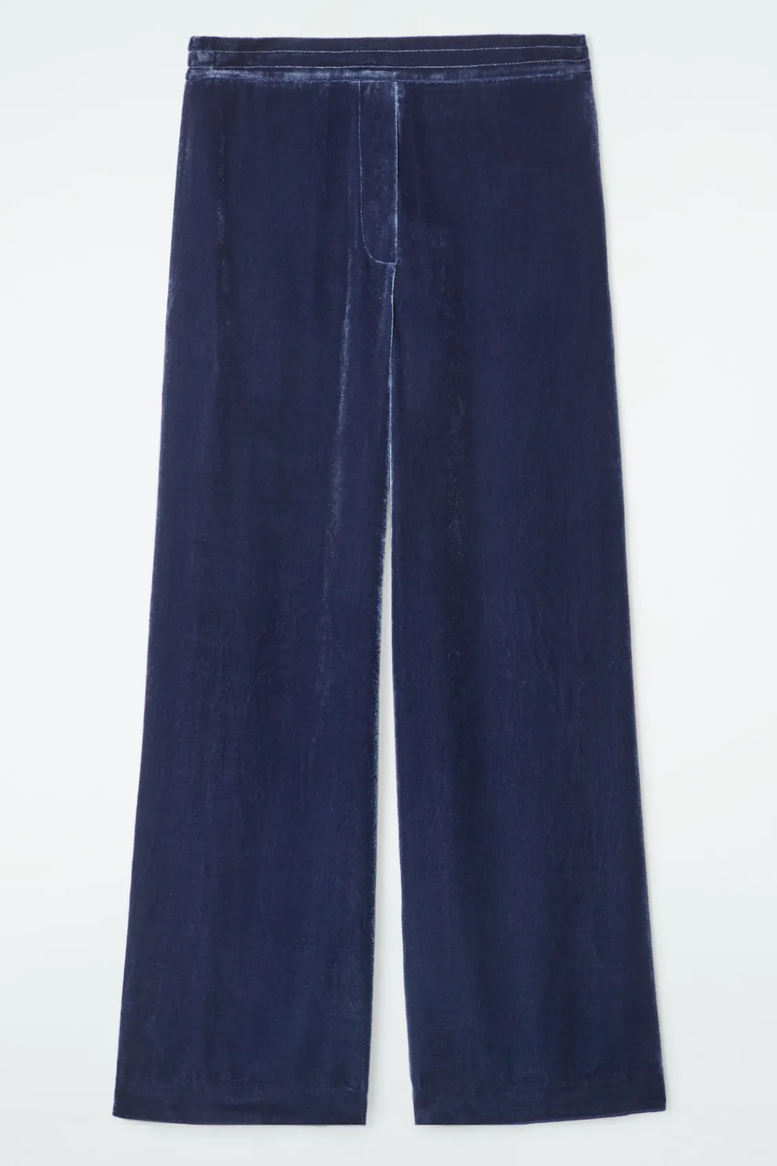 COS SILK-BLEND VELVET PANTS-Women Vests & Tailoring | Pants