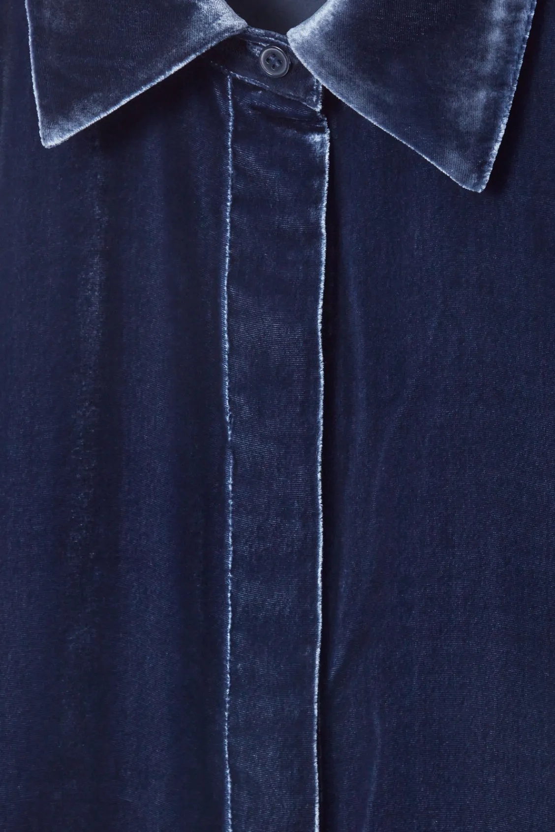 COS SILK-BLEND VELVET SHIRT-Women Shirts & Blouses | Tops