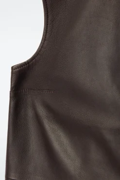 COS SLEEVELESS LEATHER TOP-Women Tops