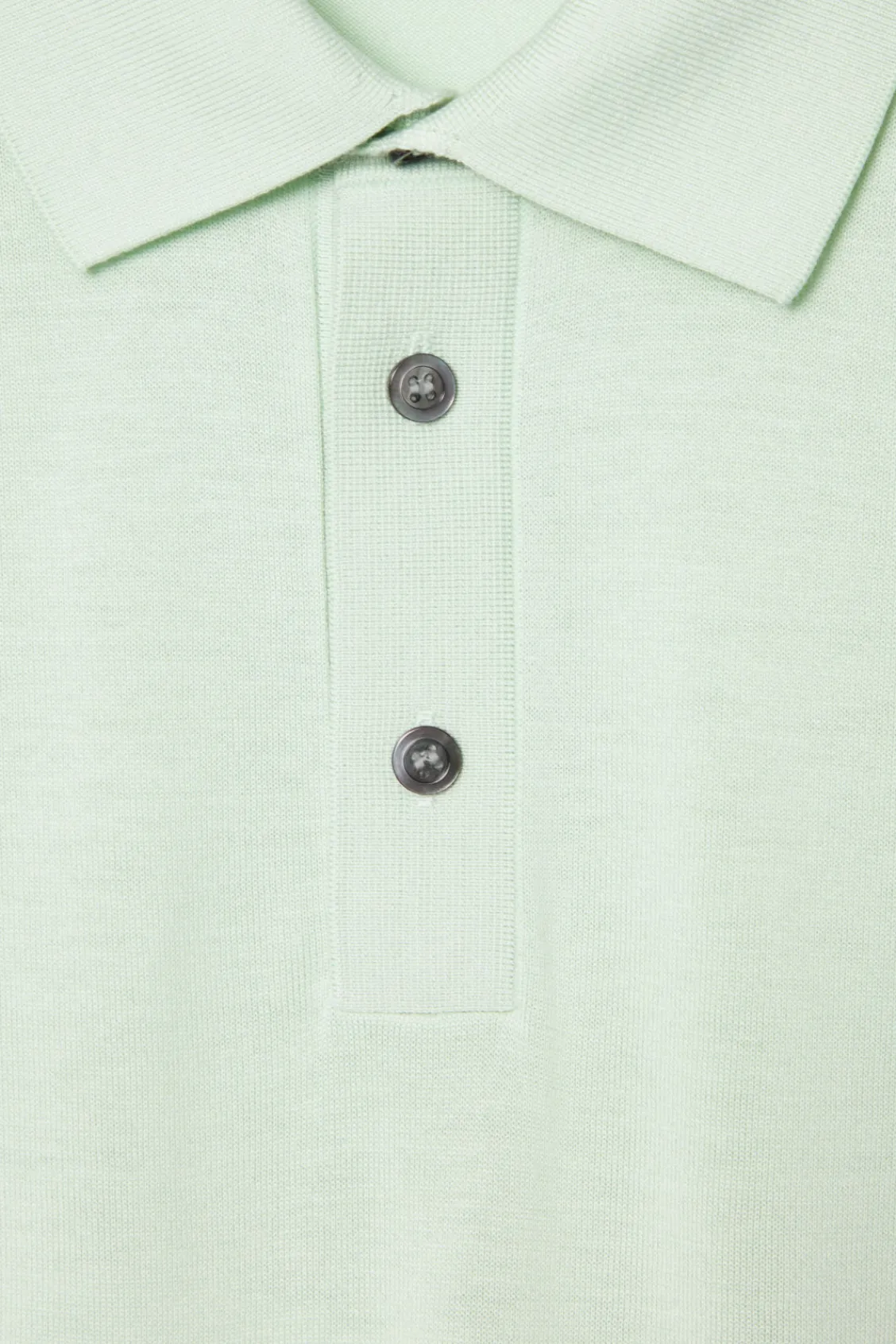 COS SLIM KNITTED SILK POLO SHIRT- Polo Shirts | Sweaters & Cardigans