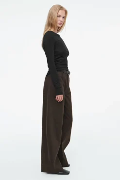 COS SLIM LONG-SLEEVE TOP-Women T-Shirts | Tops