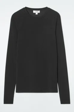 COS SLIM LONG-SLEEVE TOP-Women T-Shirts | Tops
