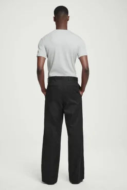 COS SLIM RIBBED COTTON T-SHIRT- T-Shirts