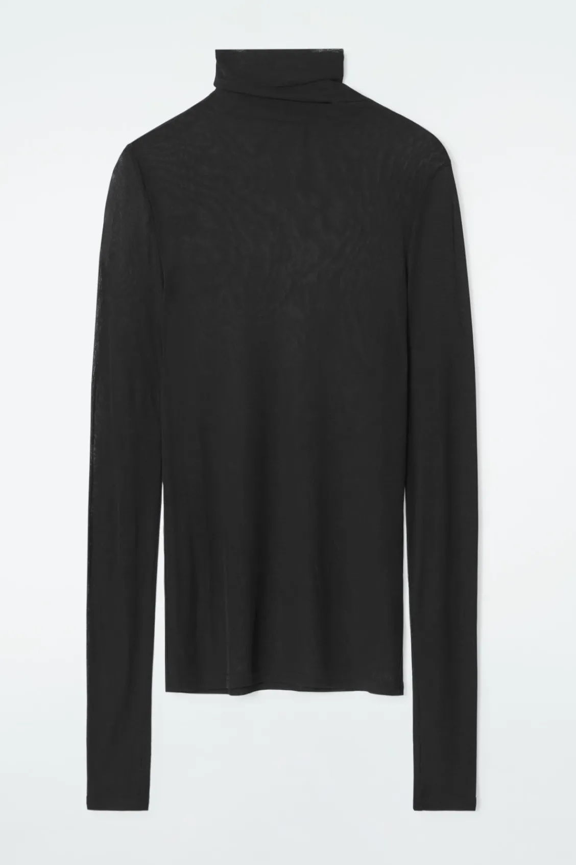 COS SLIM SILK TURTLENECK TOP-Women Tops