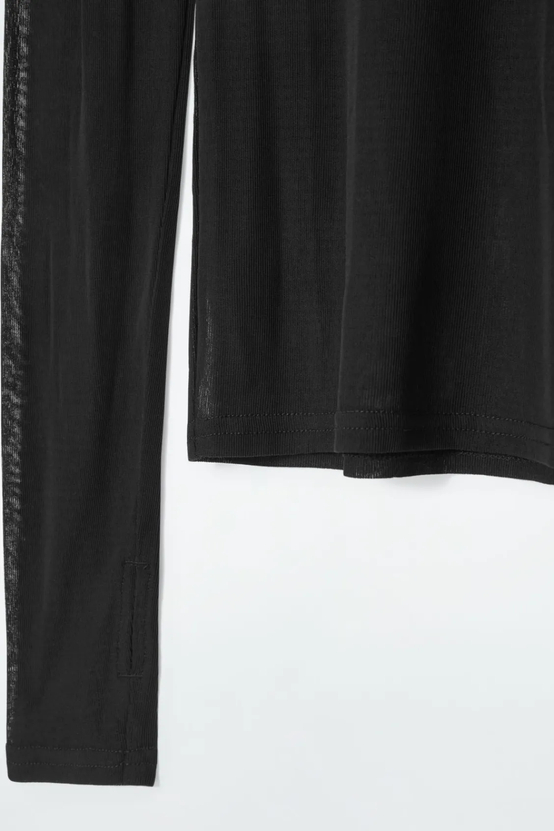 COS SLIM SILK TURTLENECK TOP-Women Tops
