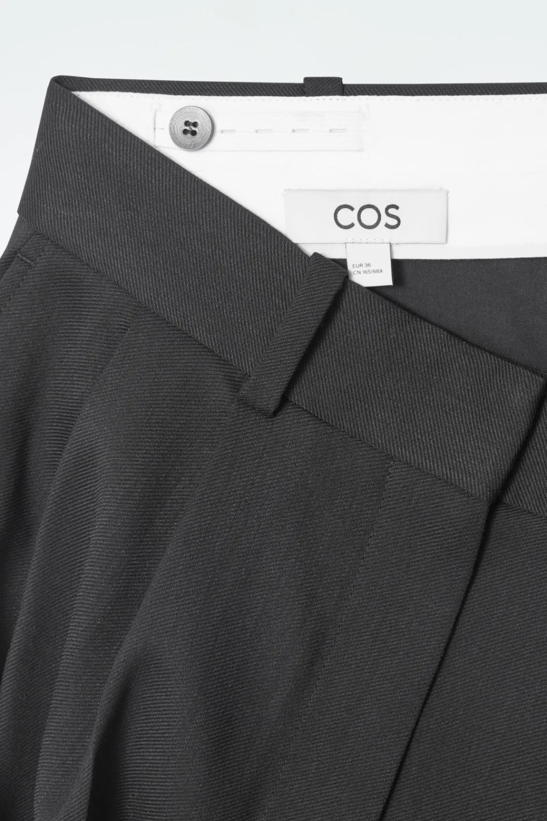COS SLIM TAILORED WOOL-BLEND PANTS-Women Pants