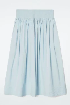 COS SMOCKED A-LINE MIDI SKIRT-Women Skirts