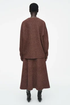 COS SPARKLY MERINO WOOL MIDI SKIRT-Women Skirts | Sweaters & Cardigans