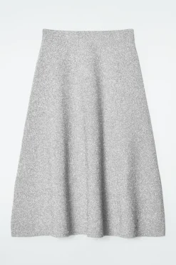 COS SPARKLY MERINO WOOL MIDI SKIRT-Women Skirts | Sweaters & Cardigans