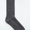 COS SPECKLED RIBBED-KNIT SOCKS-Women Socks & Tights