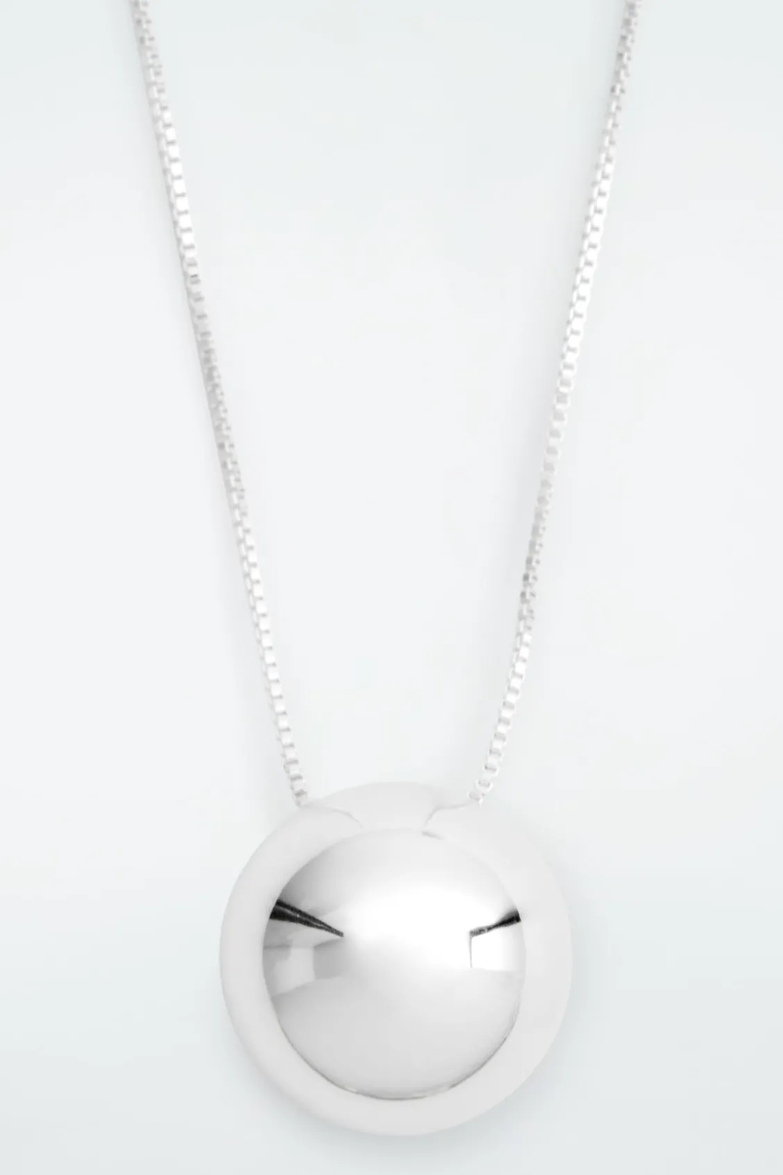 COS SPHERICAL PENDANT CHAIN NECKLACE-Women Jewelry