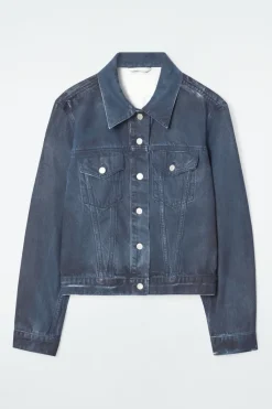 COS SPRAYED-DENIM JACKET-Women Coats & Jackets