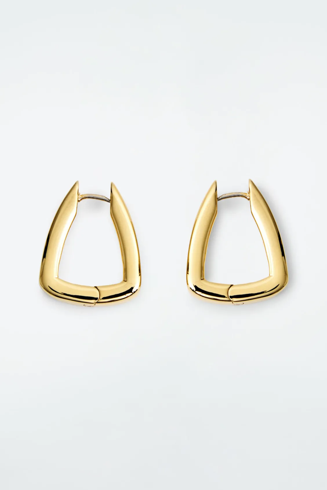 COS SQUARED HOOP EARRINGS-Women Jewelry