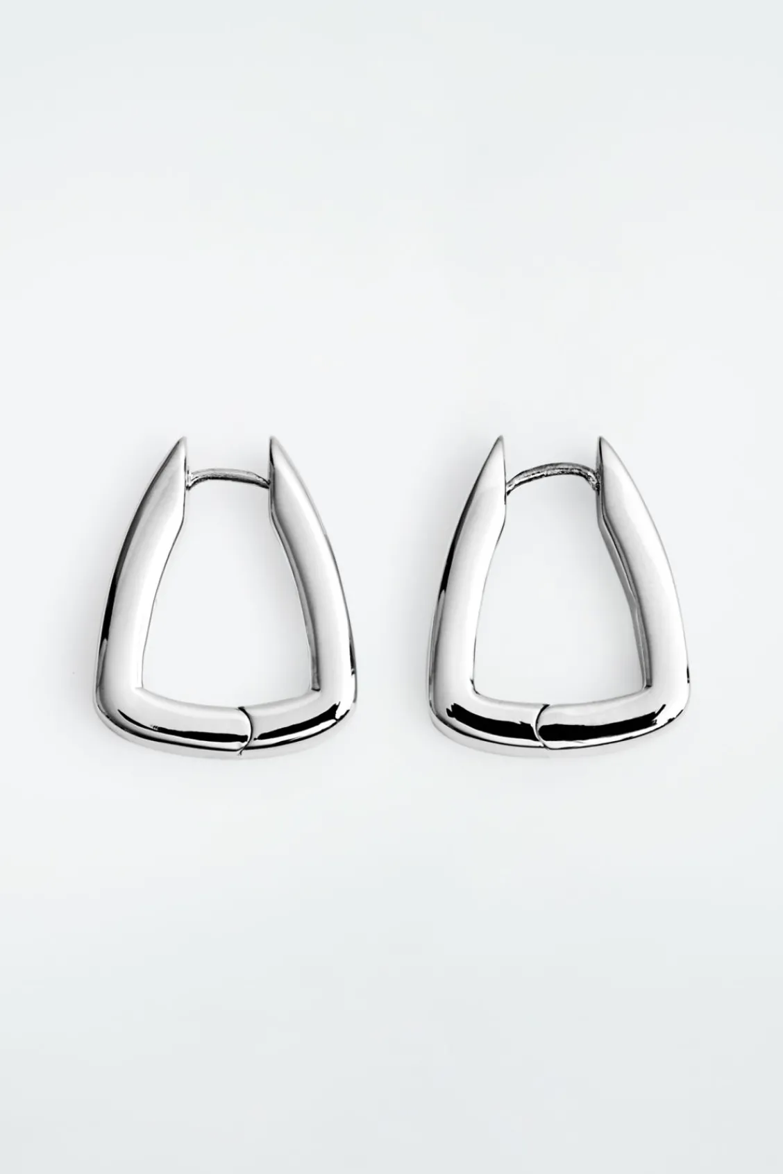 COS SQUARED HOOP EARRINGS-Women Jewelry