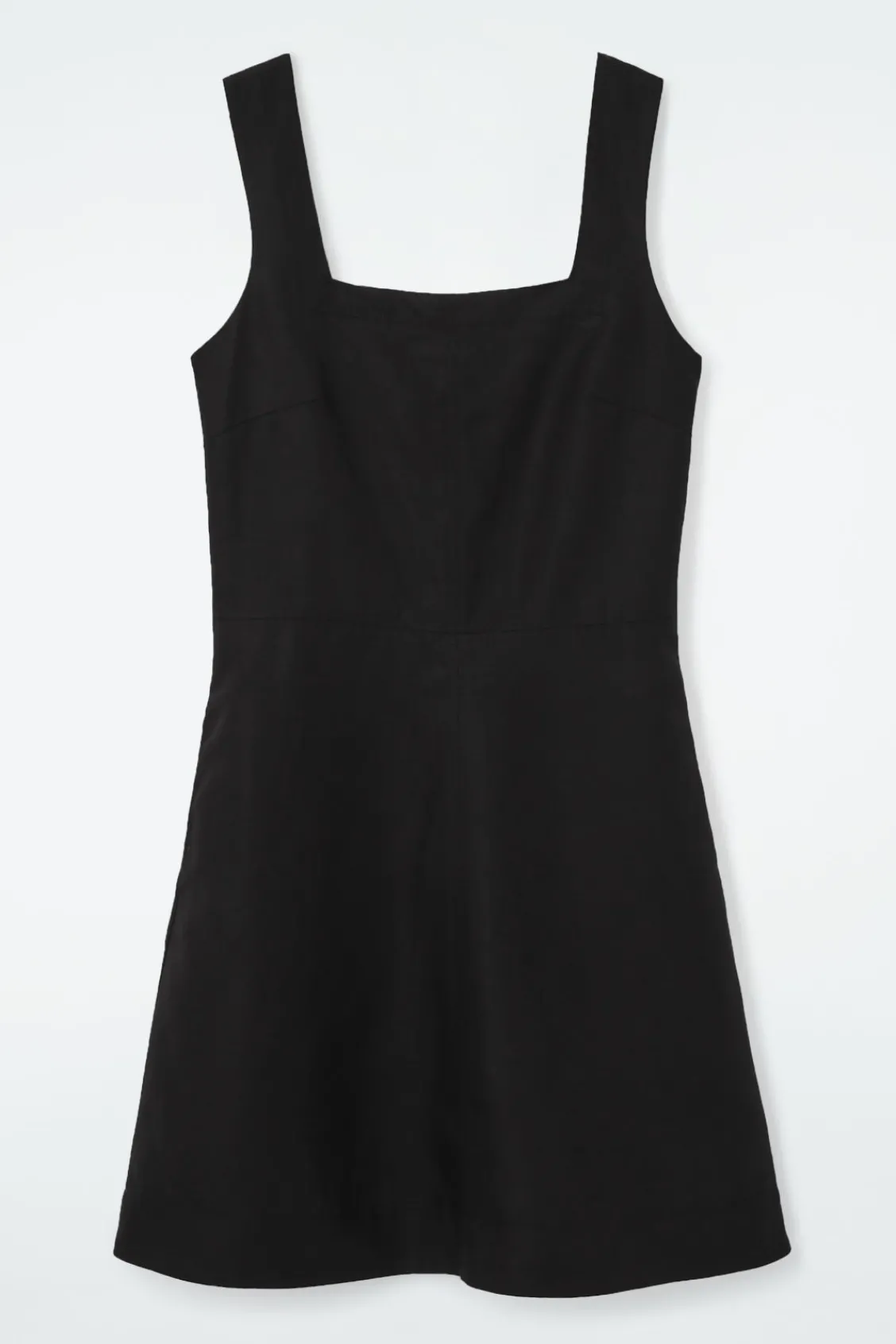 COS SQUARE-NECK MINI PINAFORE DRESS-Women Dresses & Jumpsuits