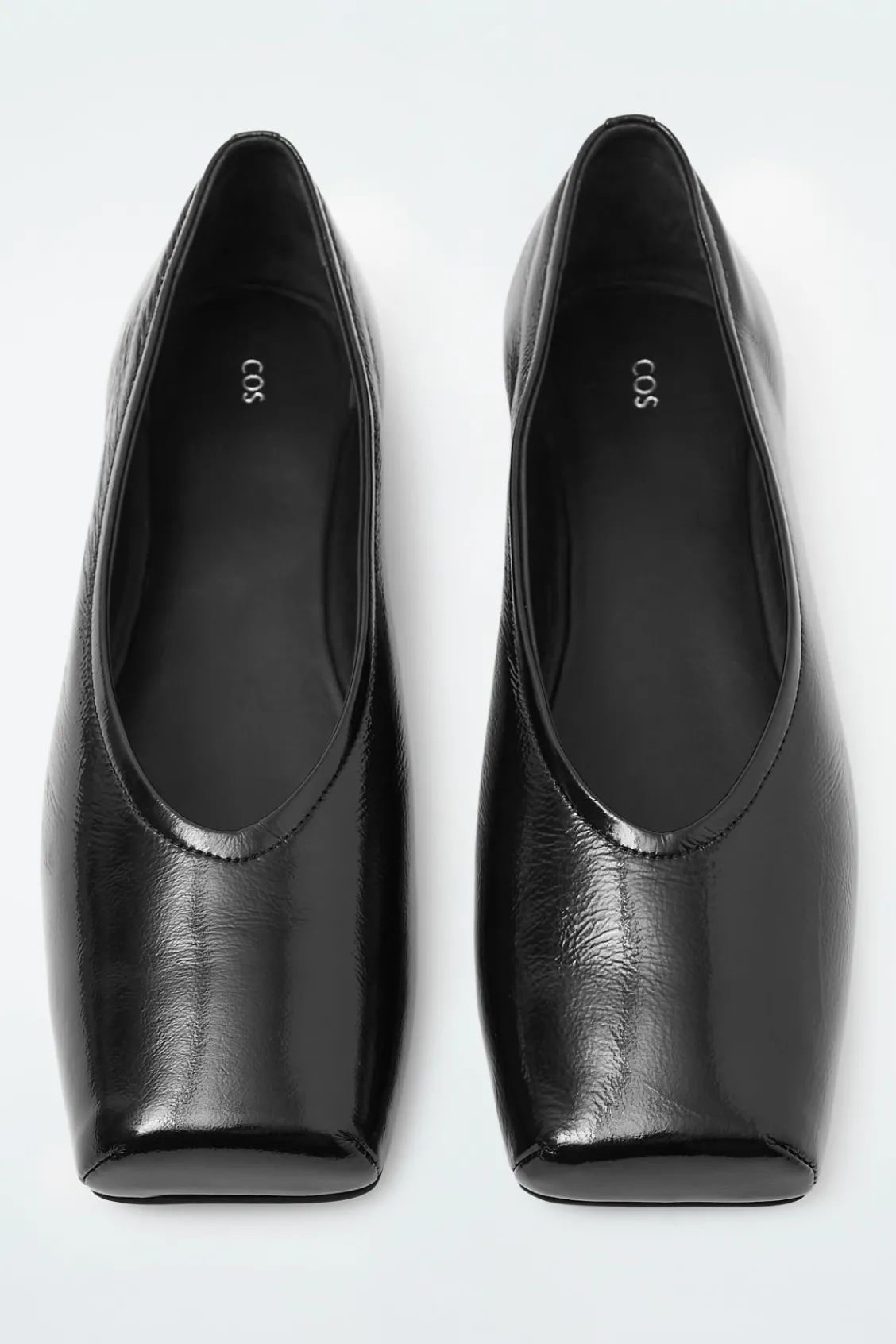 COS SQUARE-TOE BALLET FLATS-Women Shoes