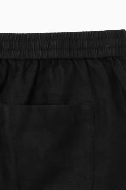 COS STRAIGHT-LEG TAILORED LINEN PANTS-Women Pants