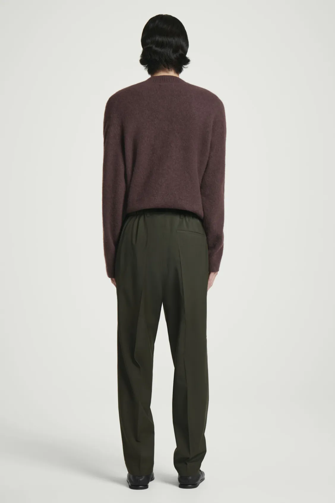 COS STRAIGHT-LEG WOOL PANTS - REGULAR- Pants
