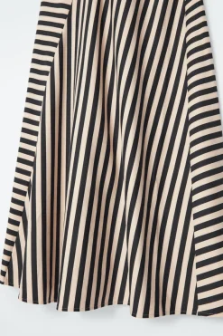 COS STRIPED JERSEY MIDI DRESS-Women Dresses & Jumpsuits