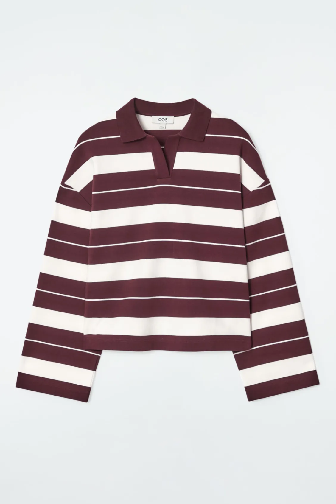 COS STRIPED JERSEY RUGBY SHIRT-Women Tops
