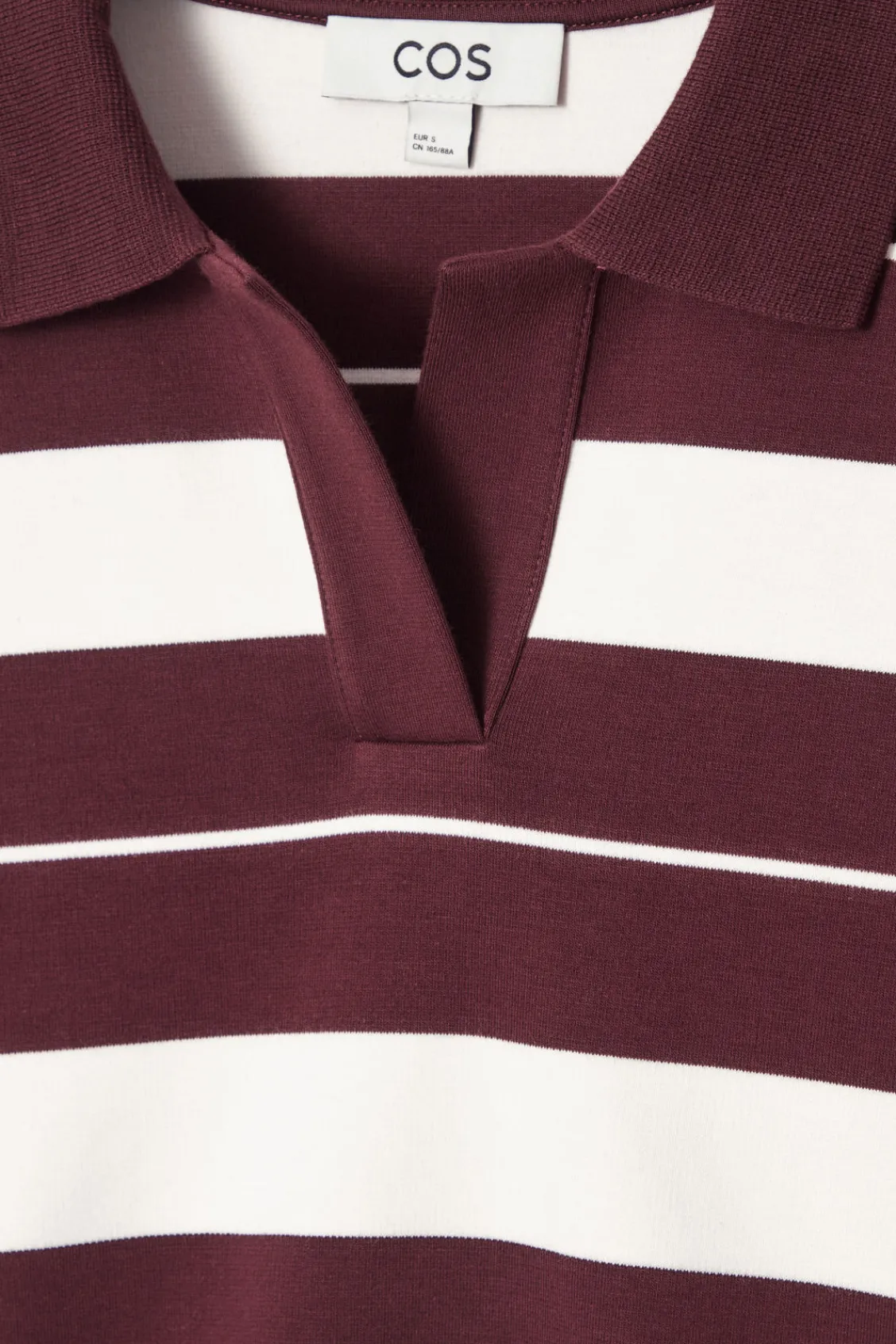 COS STRIPED JERSEY RUGBY SHIRT-Women Tops