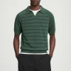 COS STRIPED KNITTED POLO SHIRT- Polo Shirts | Sweaters & Cardigans