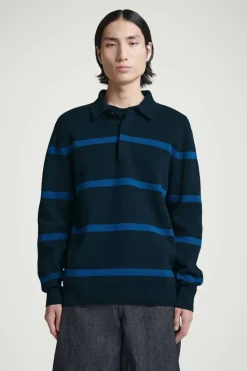 COS STRIPED KNITTED POLO SHIRT- Polo Shirts | Sweaters & Cardigans