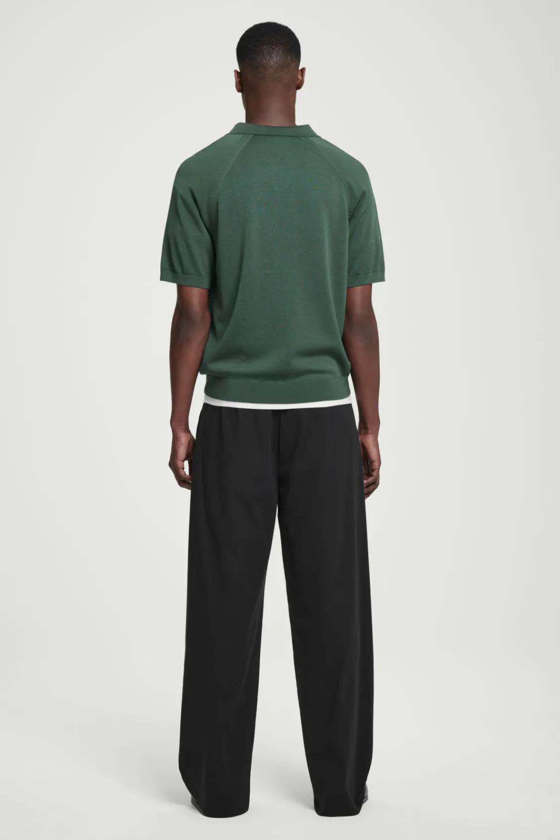 COS STRIPED KNITTED POLO SHIRT- Polo Shirts | Sweaters & Cardigans