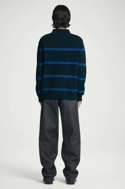 COS STRIPED KNITTED POLO SHIRT- Polo Shirts | Sweaters & Cardigans