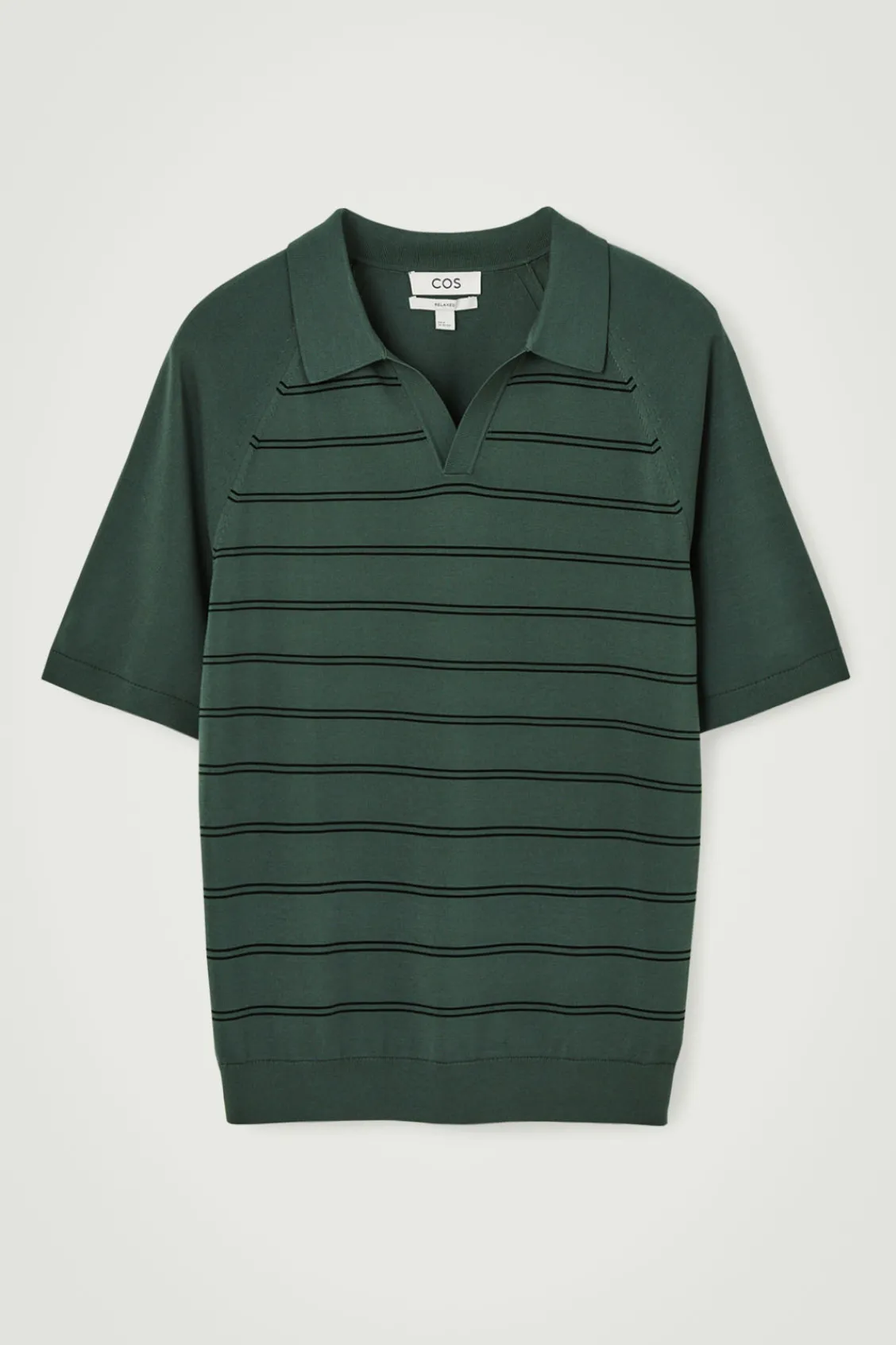COS STRIPED KNITTED POLO SHIRT- Polo Shirts | Sweaters & Cardigans