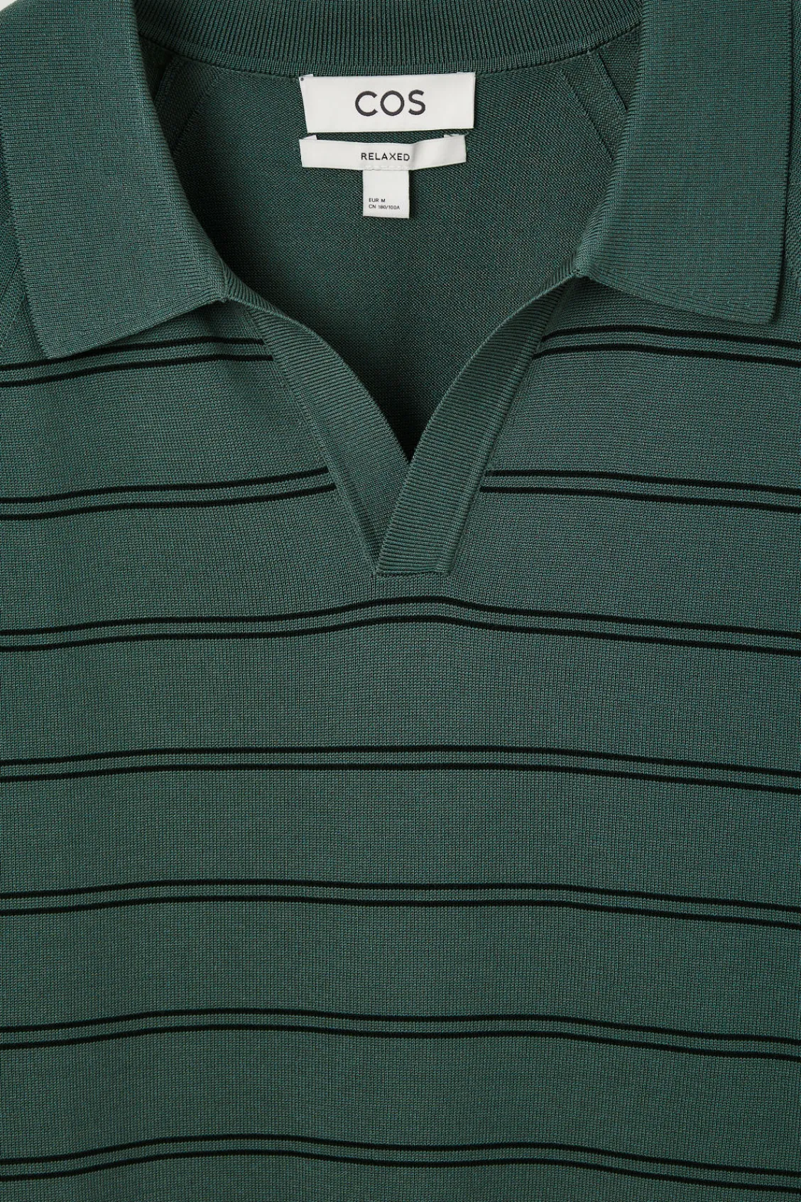 COS STRIPED KNITTED POLO SHIRT- Polo Shirts | Sweaters & Cardigans